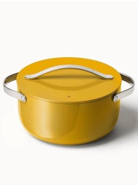 Caraway Dutch Oven 6.5 qt Non-Stick Ceramic Pan with Lid - Marigold